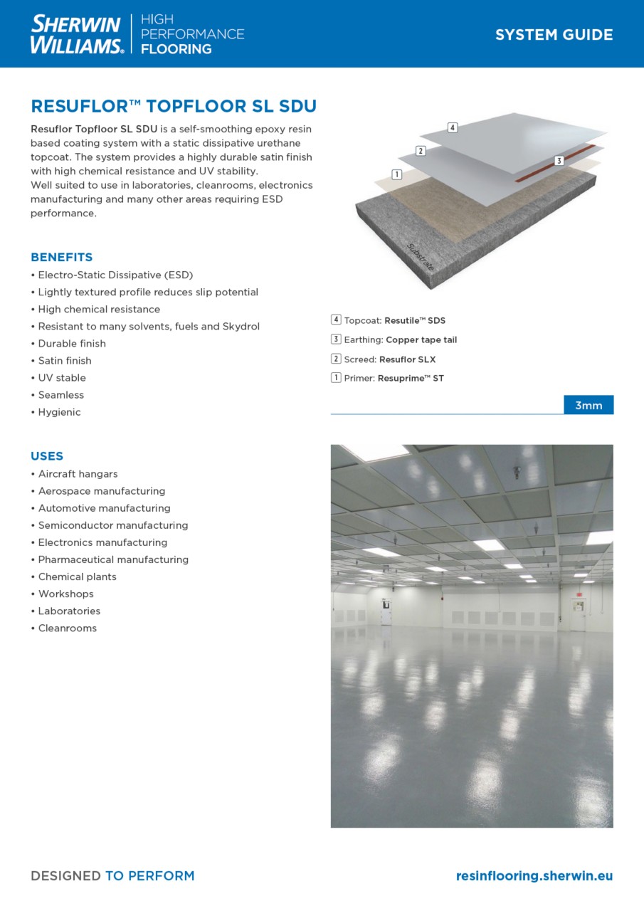Resuflor Topcoat SL SDU System Guide