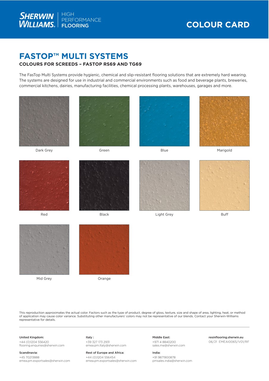 Fastop Sherwin Williams _ FasTop® Topfloor – EVOULZ