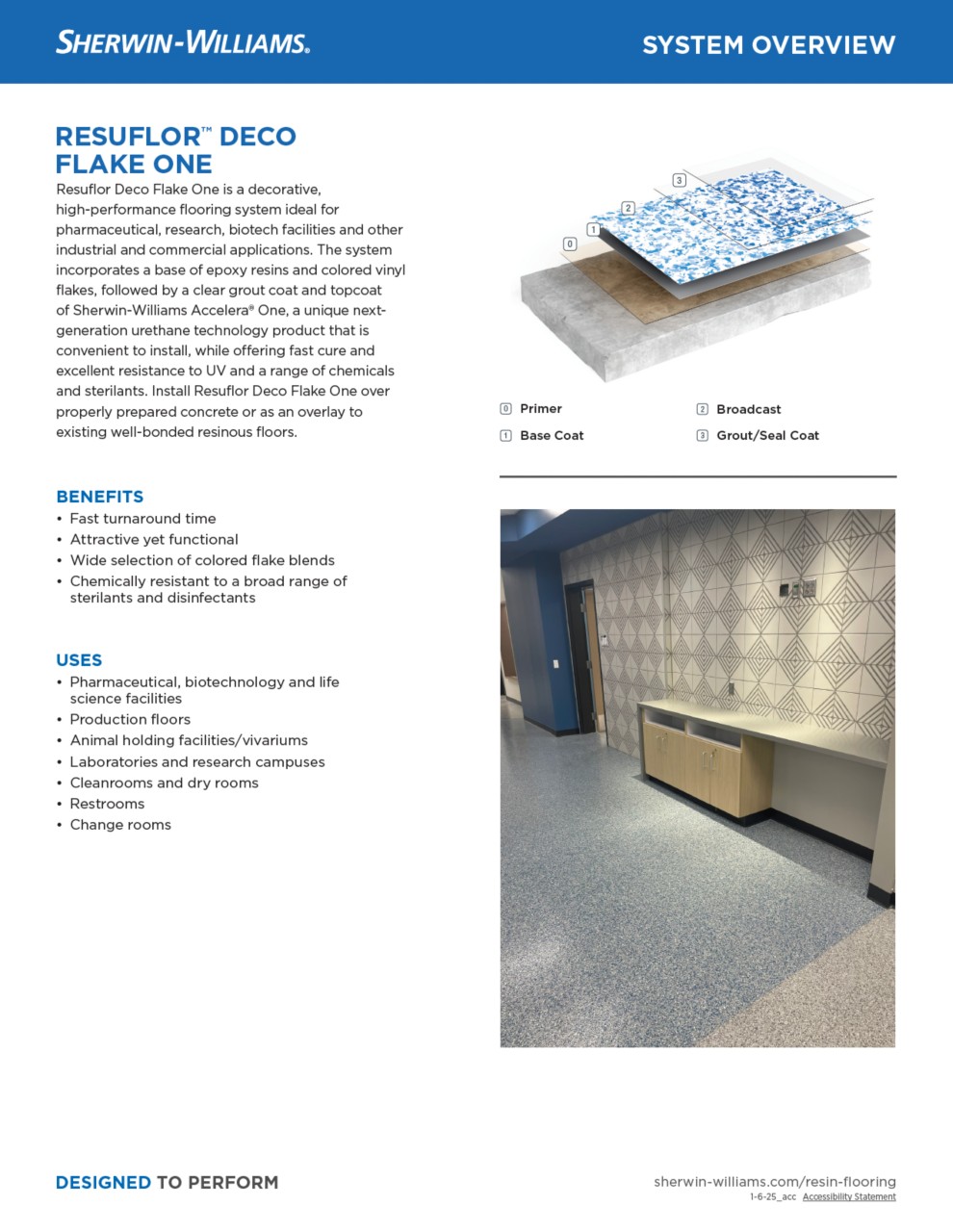 Resuflor™ Deco Flake One