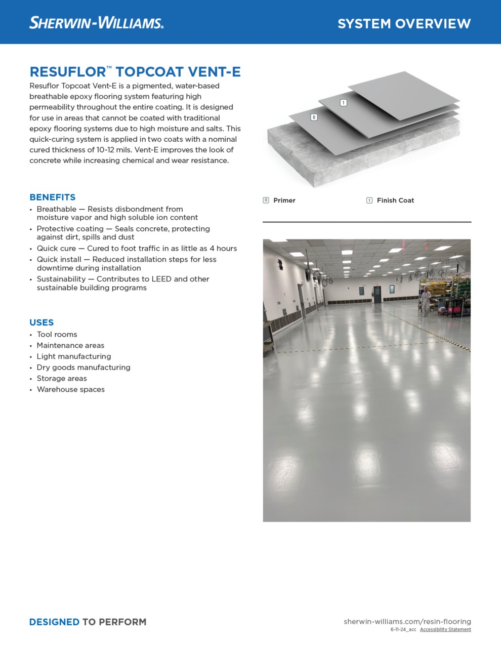 Resuflor Topcoat Vent-E System Overview