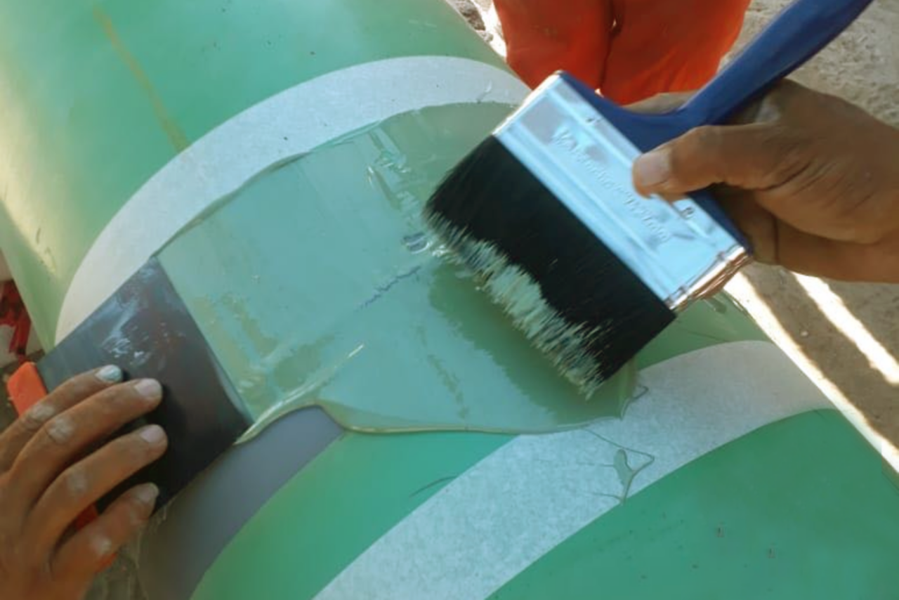 Pipeclad 5000 Brush Application Demo